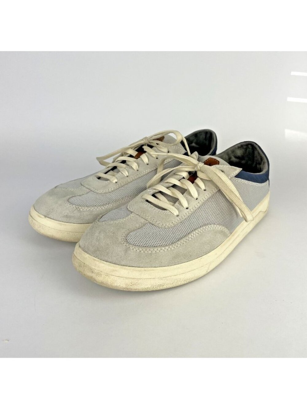 OluKai Punini Men’s Sneakers – Gray & Blue | Size 11 | Style 10514-VPDE